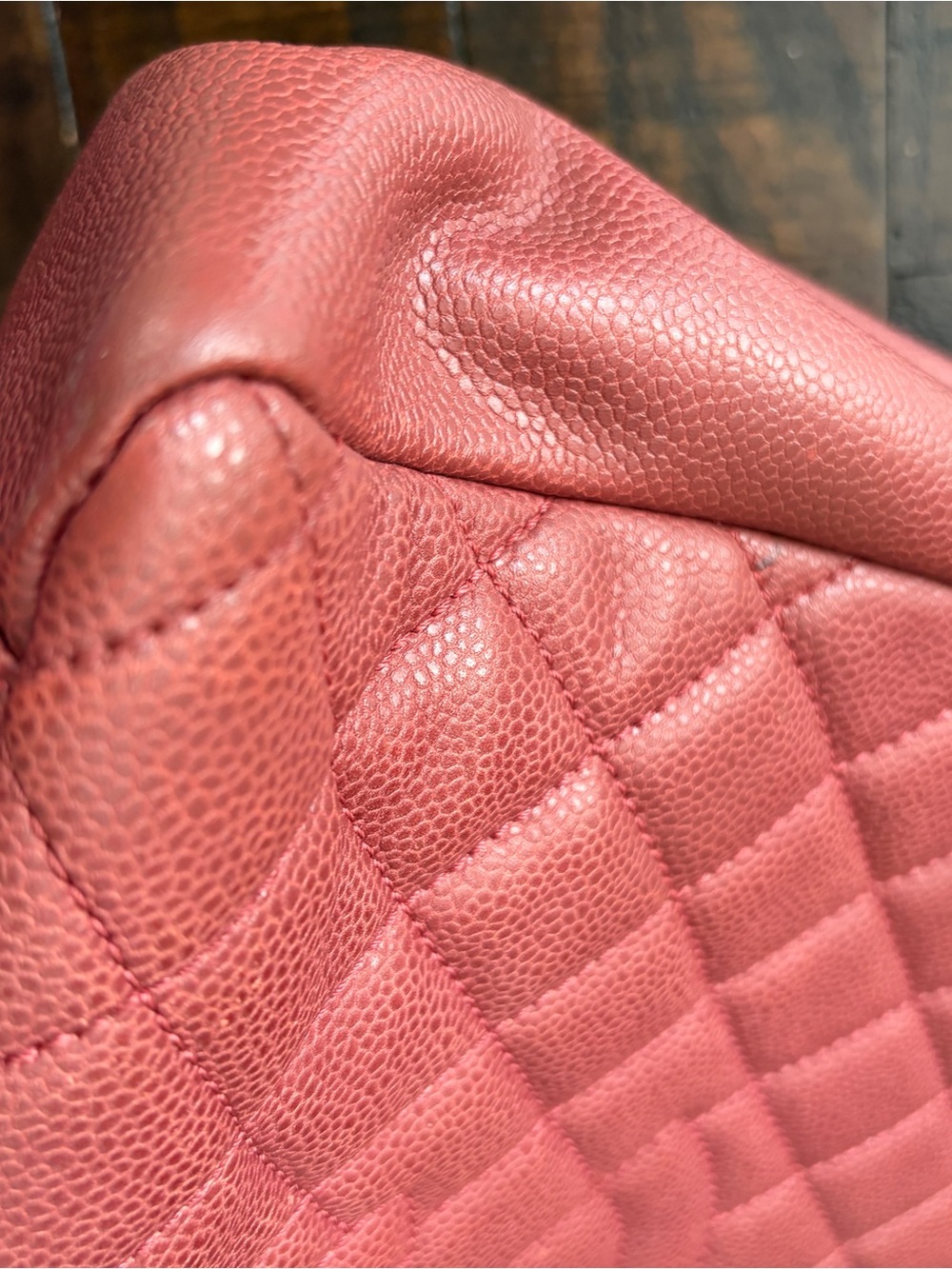 Chanel Pink Quilted Leather Tote Bag - Picture 7 of 14